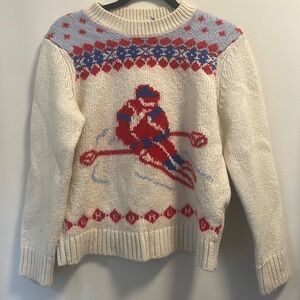 Coach Fair Isle Ski Sweater Size L